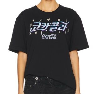 PRIVATE POLICY x Coca-Cola Silver Charm T-Shirt - Size Medium -NEW WITH TAGS NWT